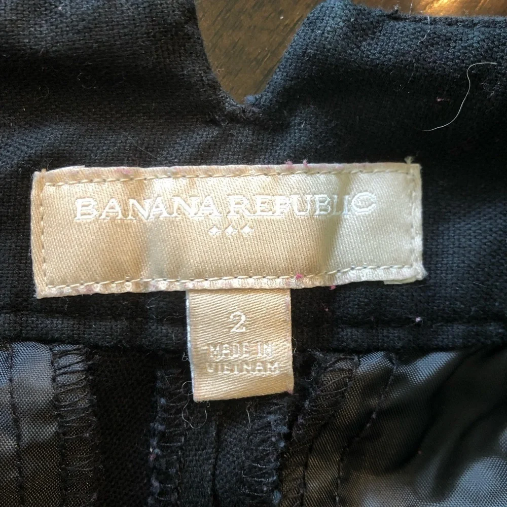 Banana Republic Black Cotton Shorts 2